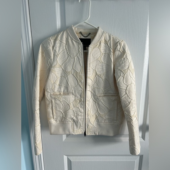 Banana republic embossed bomber jacket, size XS - Picture 1 of 6